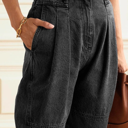 Iro Paris Cotton Denim Vangir Tapered Boyfriend Jeans