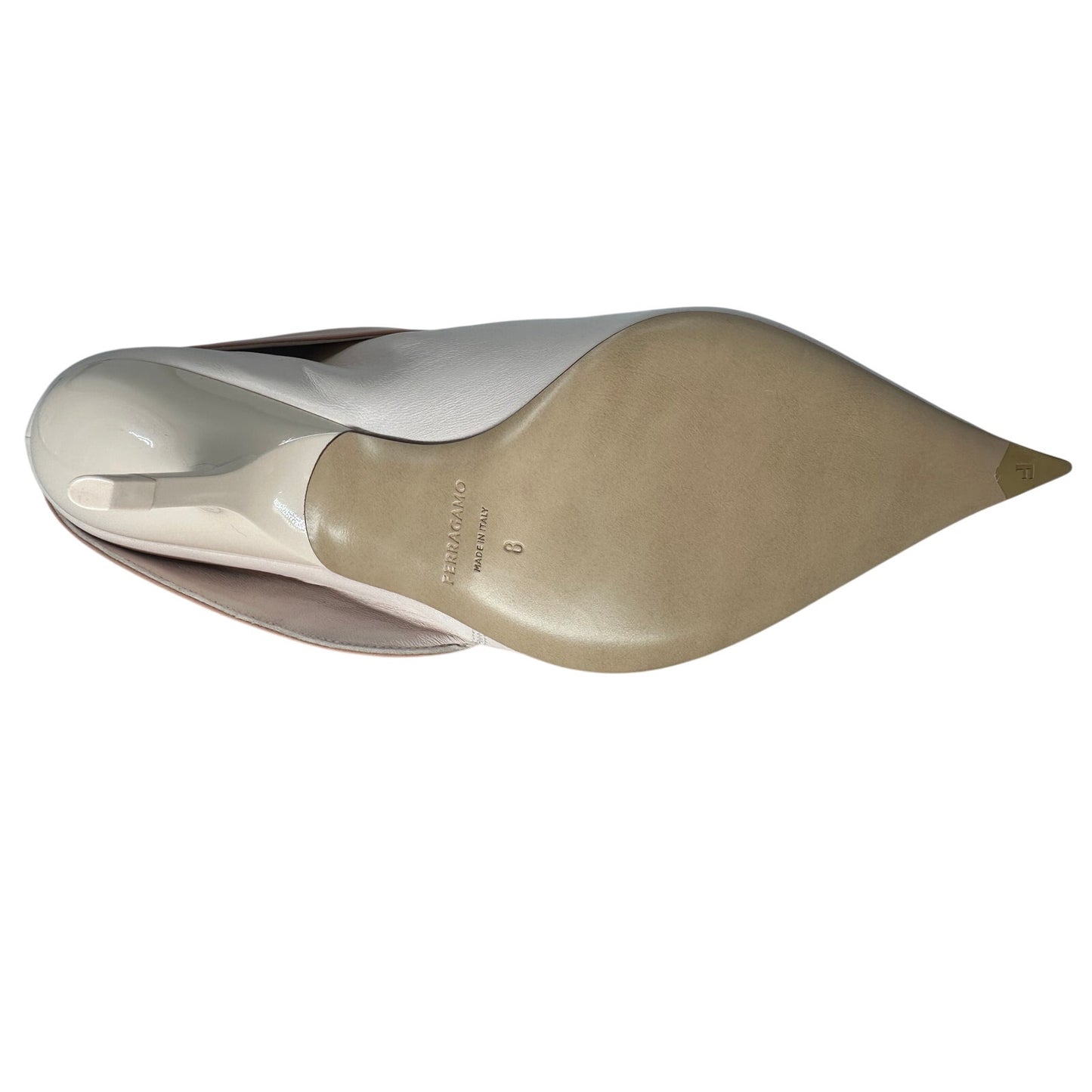 Ferragamo Leather Littyn 55 Pointed Toe Booties