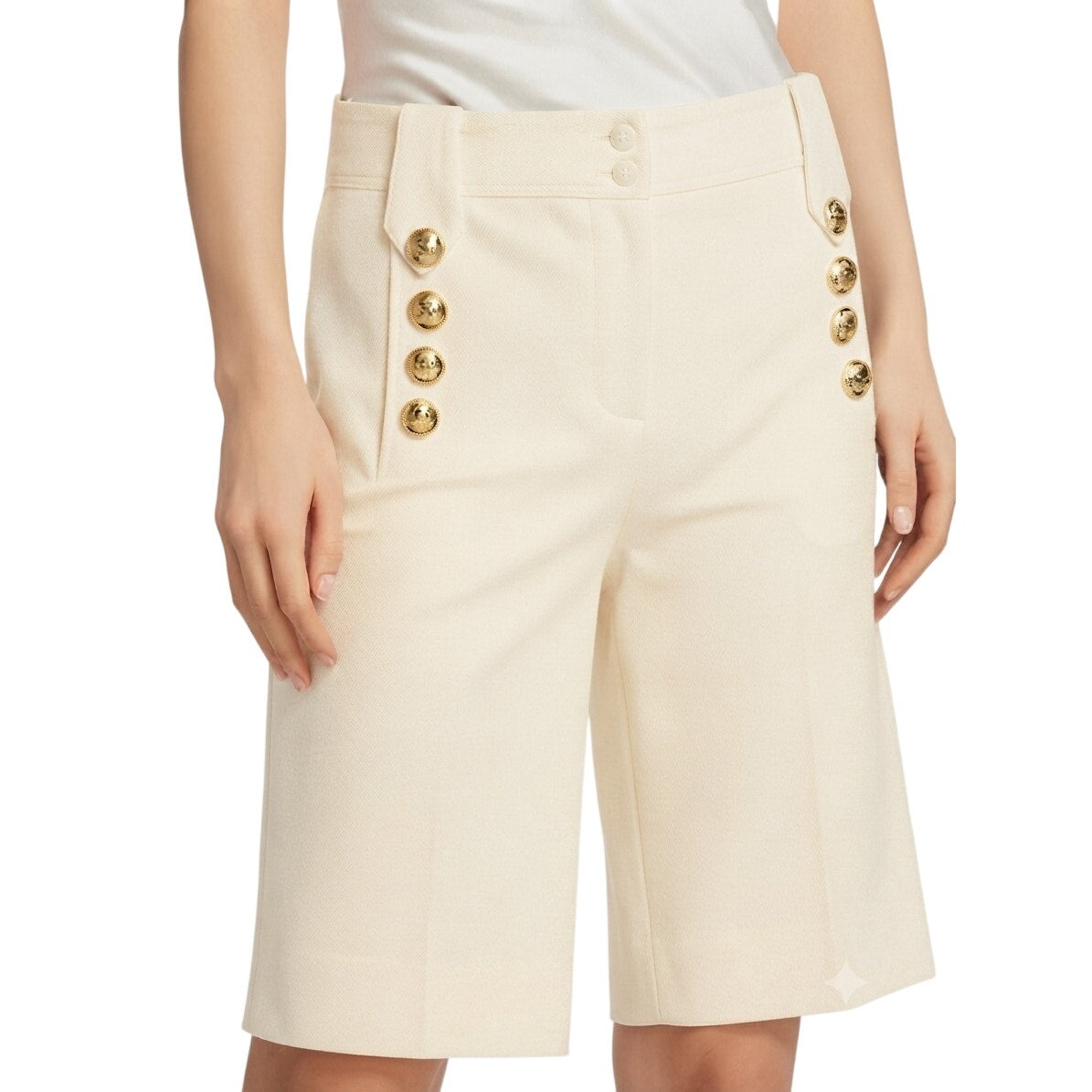 Derek Lam 10 Crosby Cotton Blend Robertson Sailor Bermuda Shorts