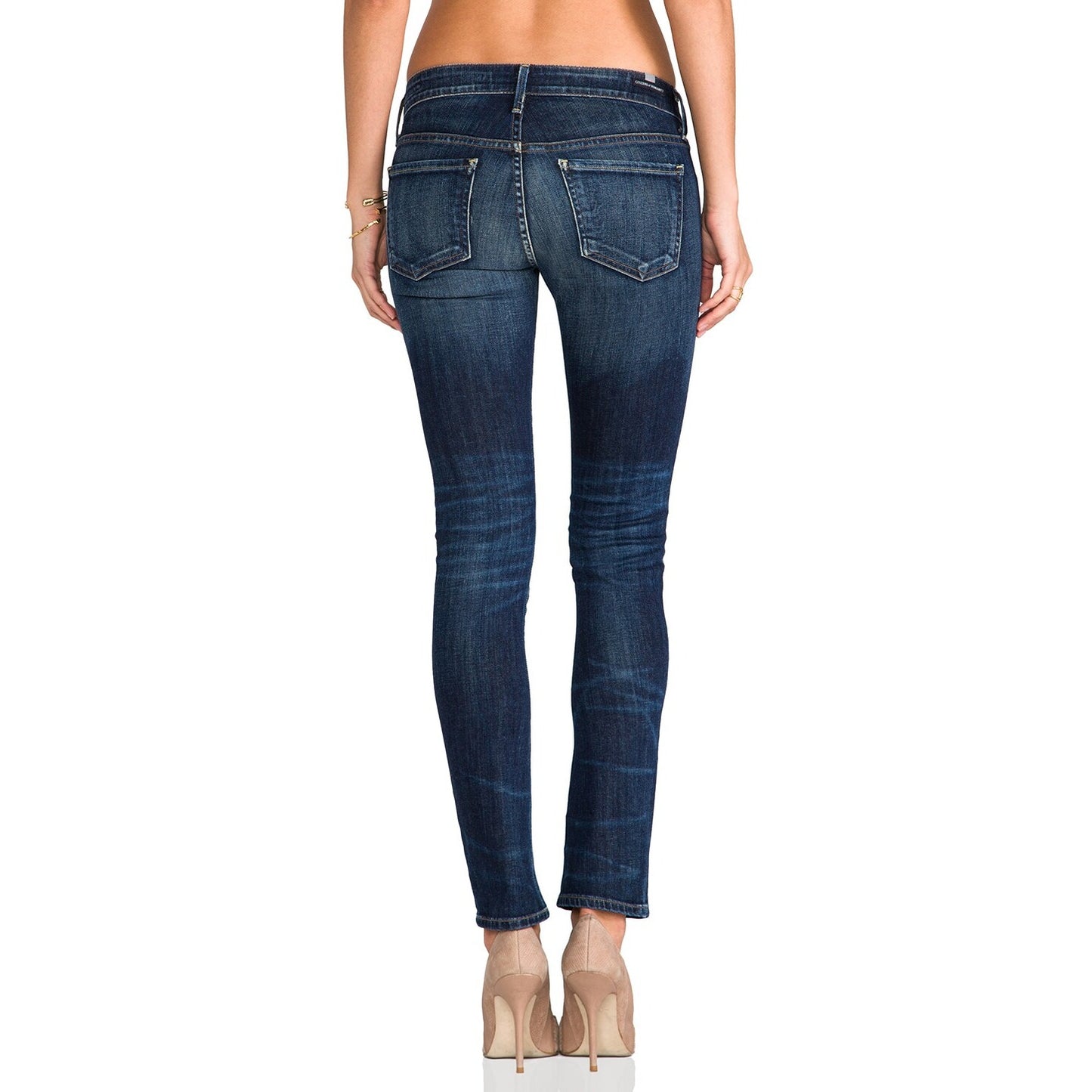Citizens of Humanity Racer Low Rise Skinny Jeans Patina Blue Women's