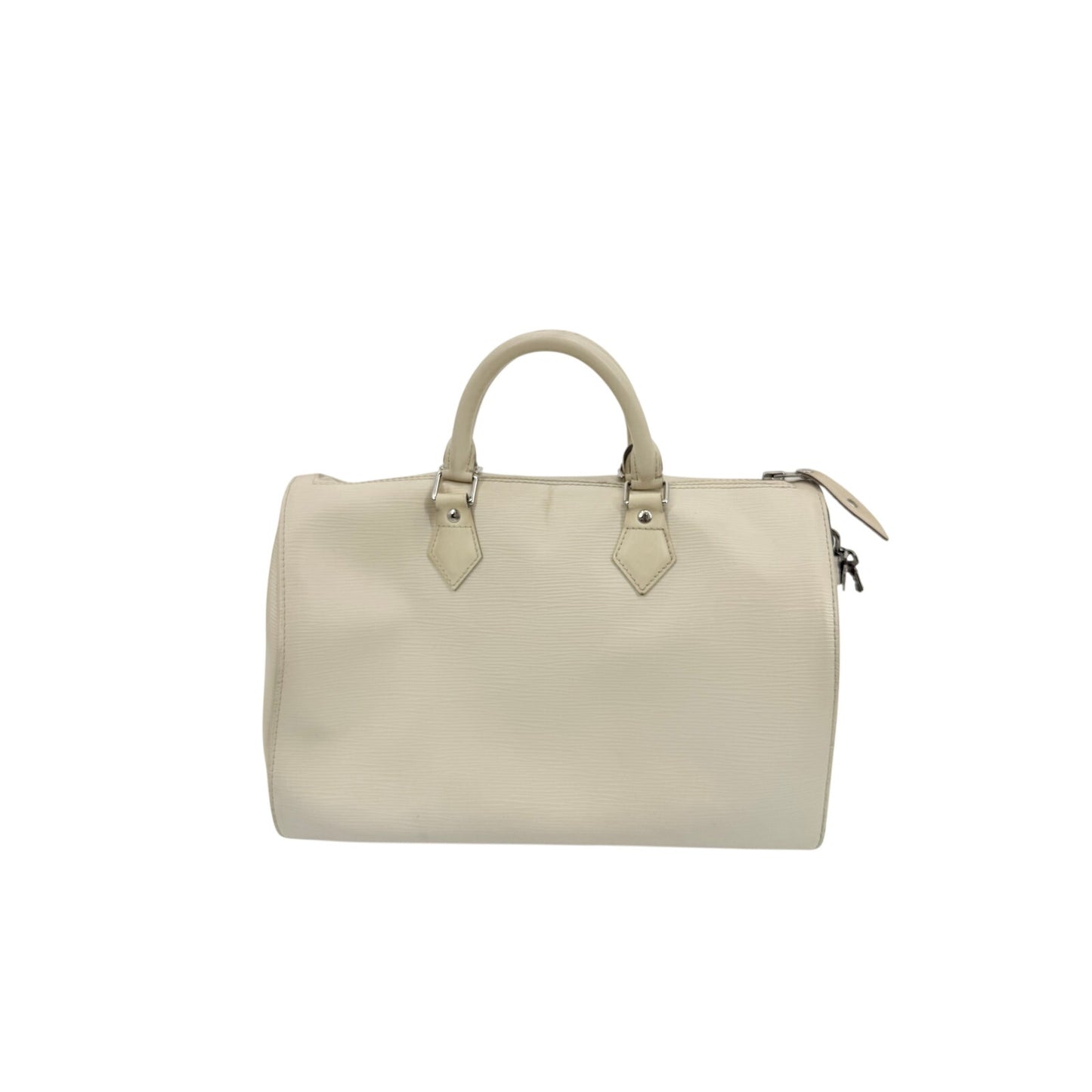 Louis Vuitton Epi Leather Speedy Bag White