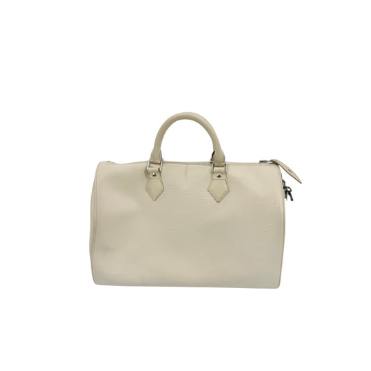 Louis Vuitton Epi Leather Speedy Bag White