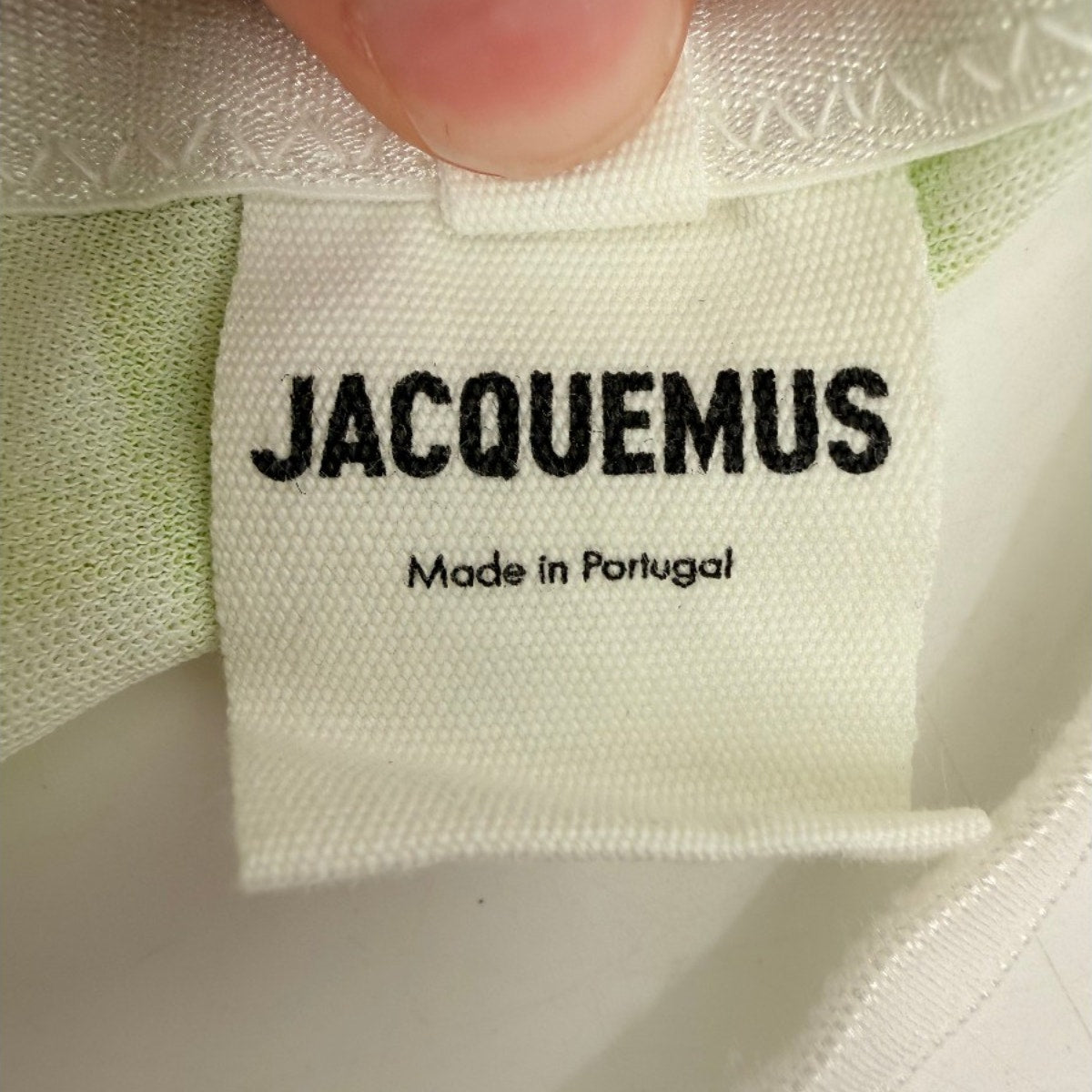 Jacquemus Melo Gingham Stretch Jersey Sports Bra