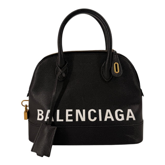 Balenciaga Grained Leather Ville Top Handle Bag
