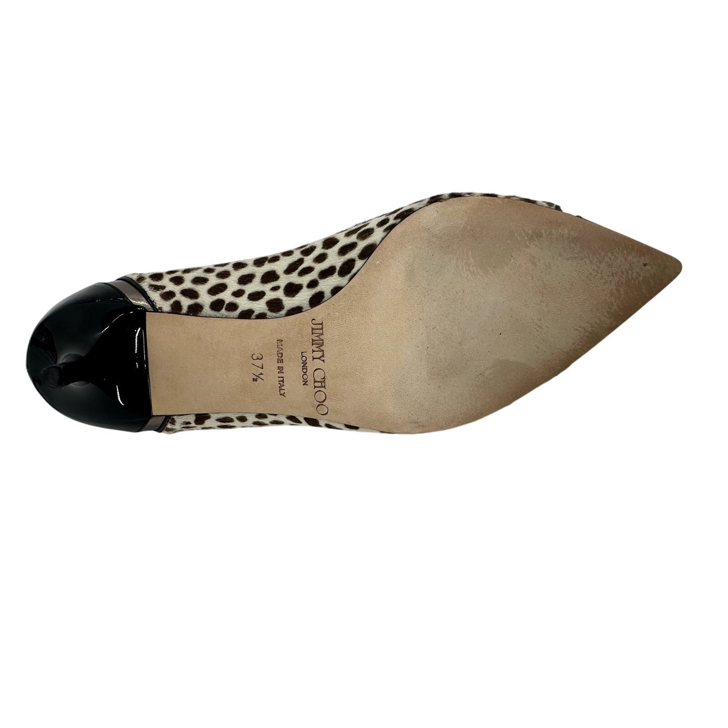 Jimmy Choo Pony Hair Animal Print Pointed Toe Pumps Heels