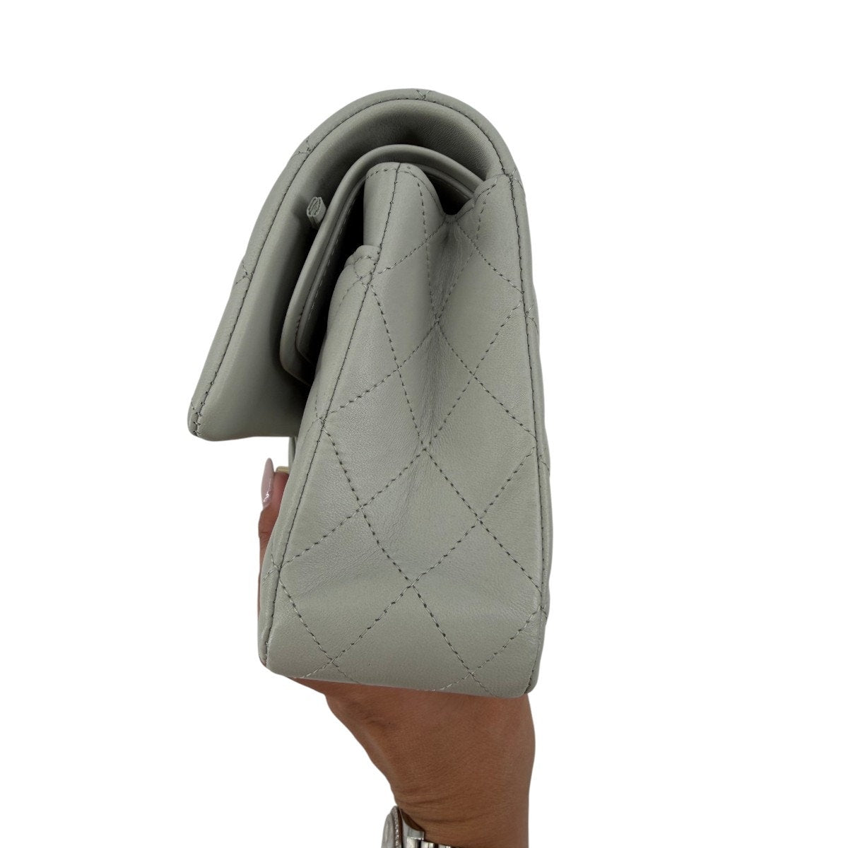 Chanel Lambskin Quilted Classic Double Flap Shoulder Bag