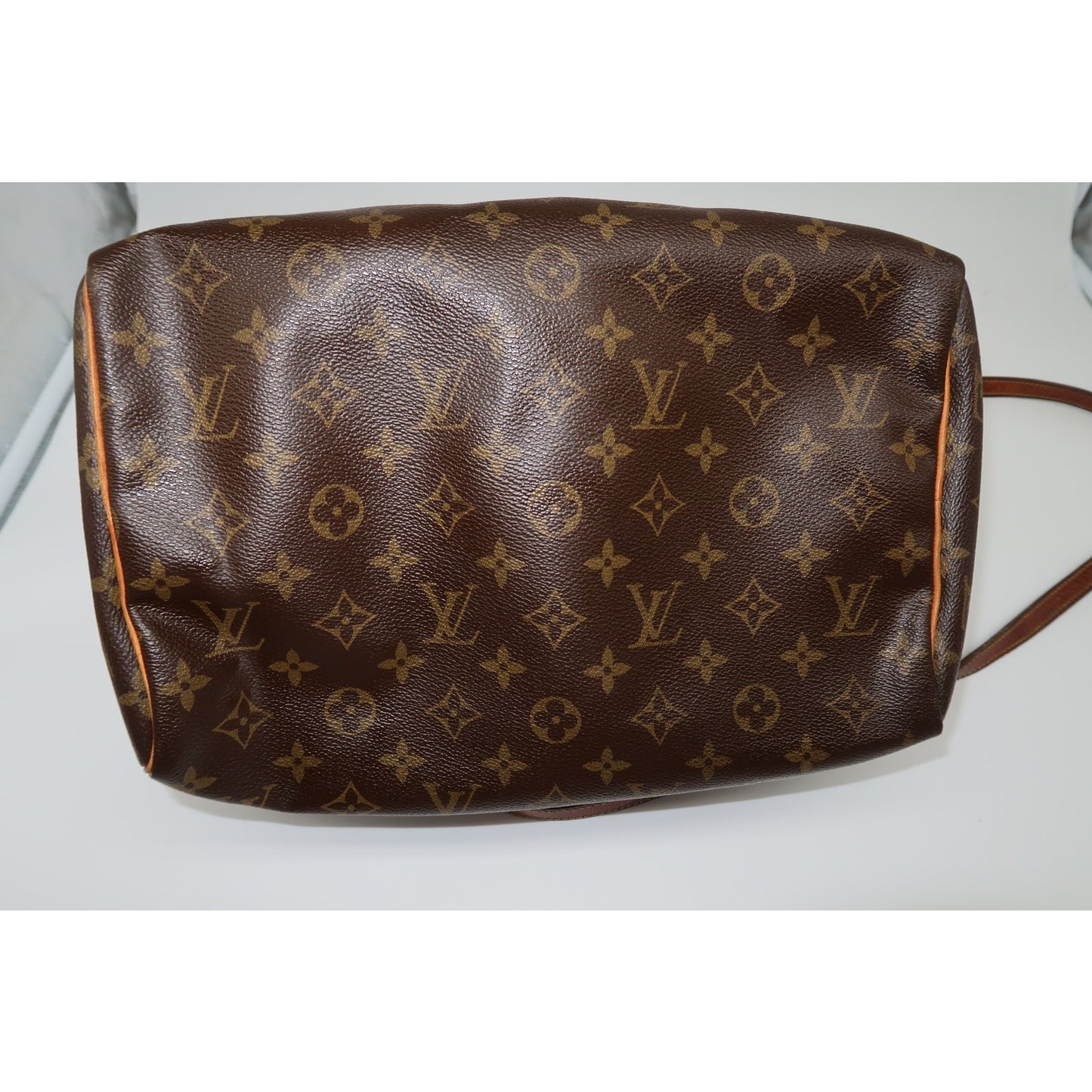 Vintage Louis Vuitton Leather Monogram Speedy Boston Hand Bag