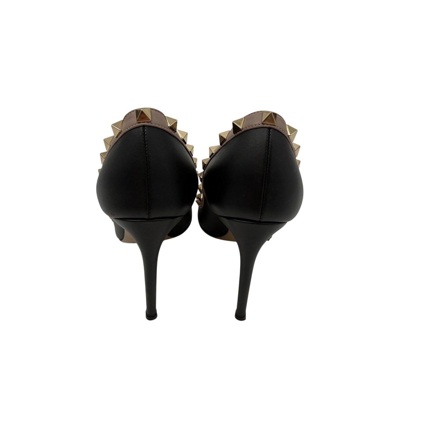 Valentino Garavani Leather Rockstud Accent Pumps Heels