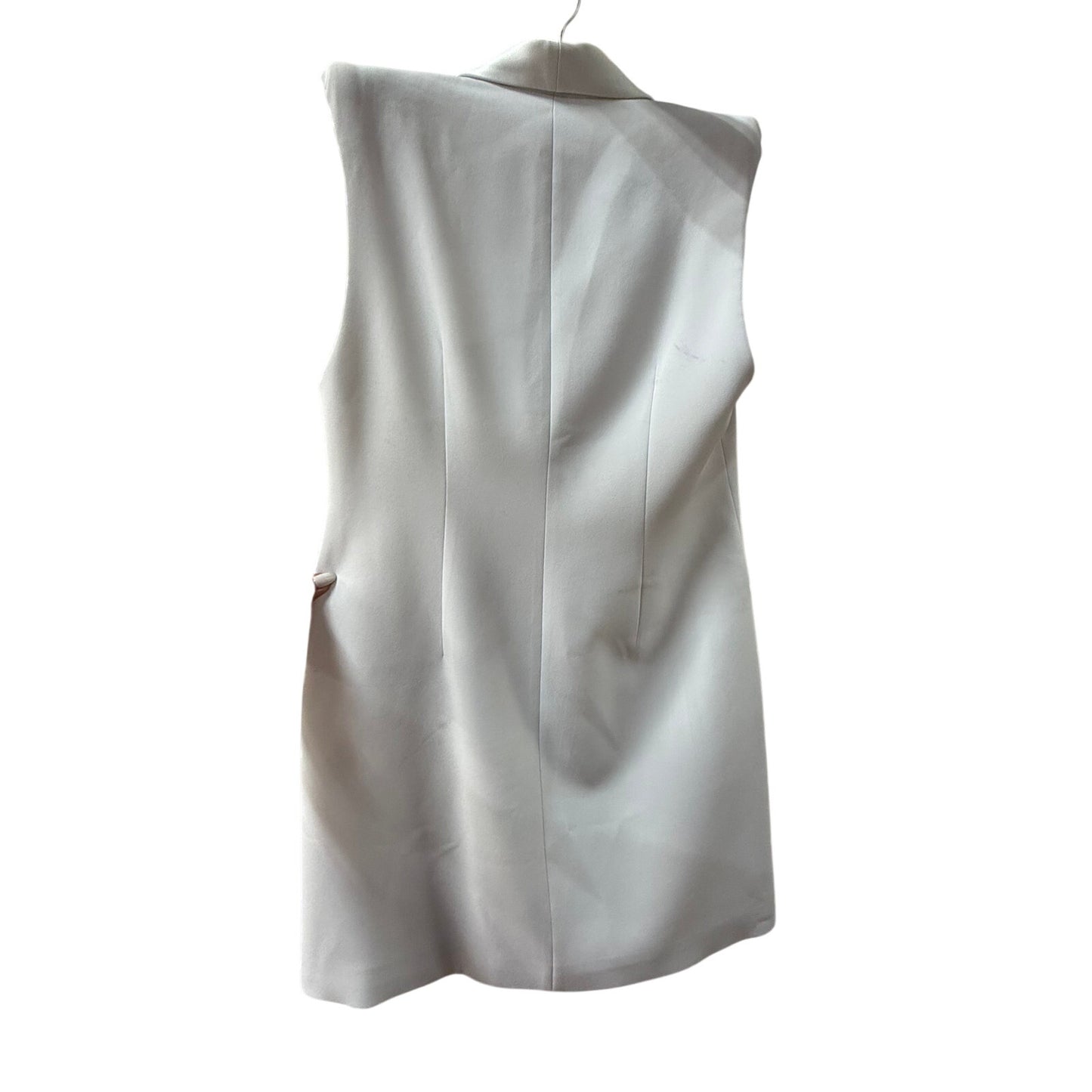 Alice + Olivia Valentina Sleeveless Tuxedo Blazer Mini Dress