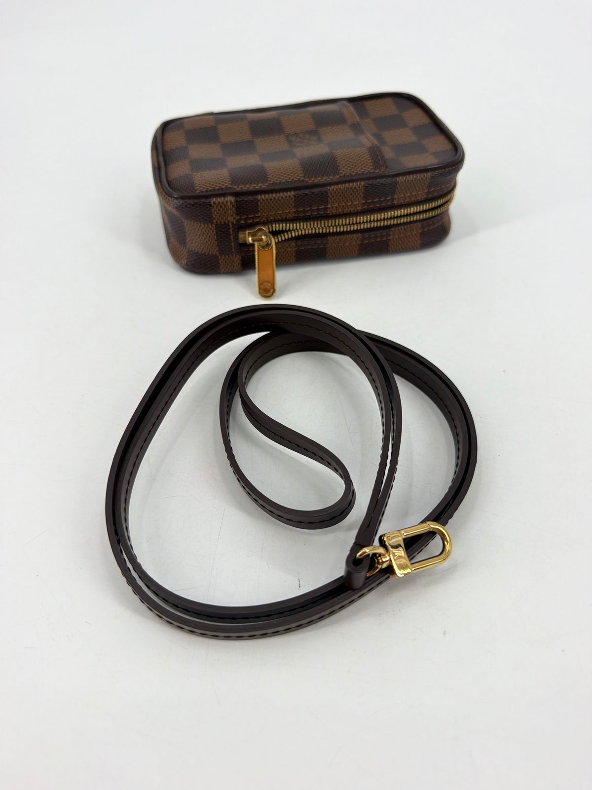 Louis Vuitton Damier Ebene Etui Okapi PM Crossbody Belt Bag