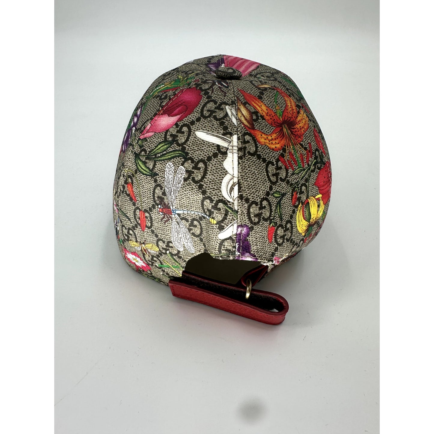 Gucci GG Coated Canvas Floral Print Baseball Hat