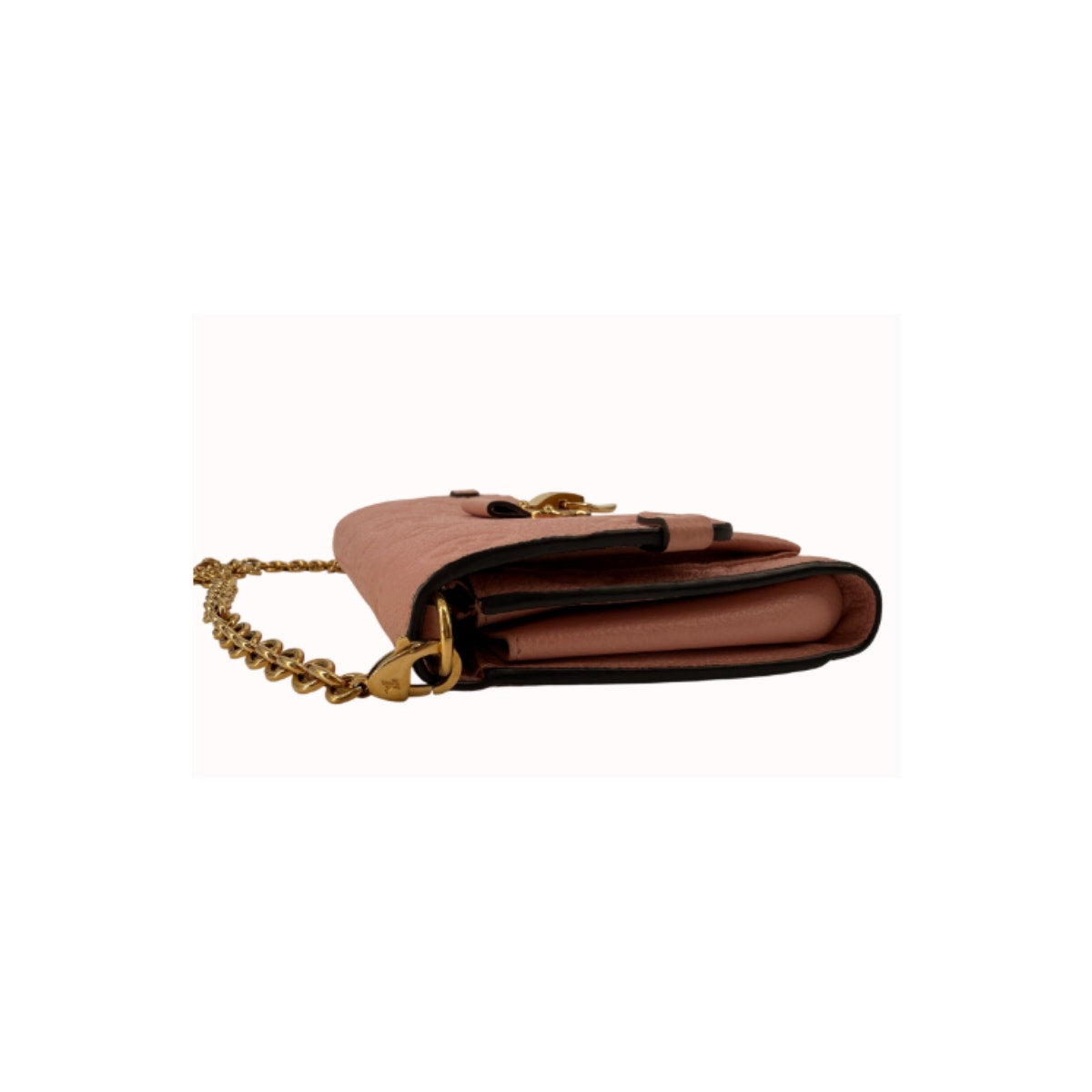 Louis Vuitton Vavin Chain Wallet Rose Poudre Monogram Empreinte Leather Bag