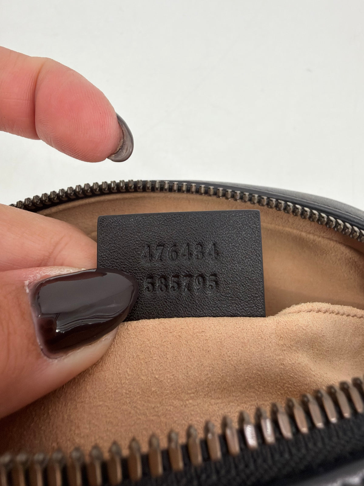 Gucci GG Marmont Matelasse Black Leather Belt Bag Gold GG