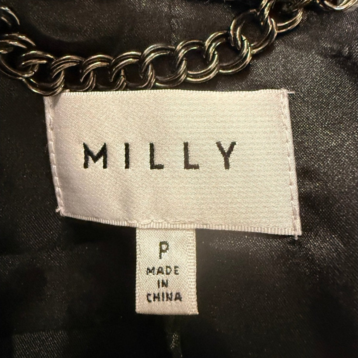 Milly Cole Faux Fur Jacket Black Shaggy Coat Size 0