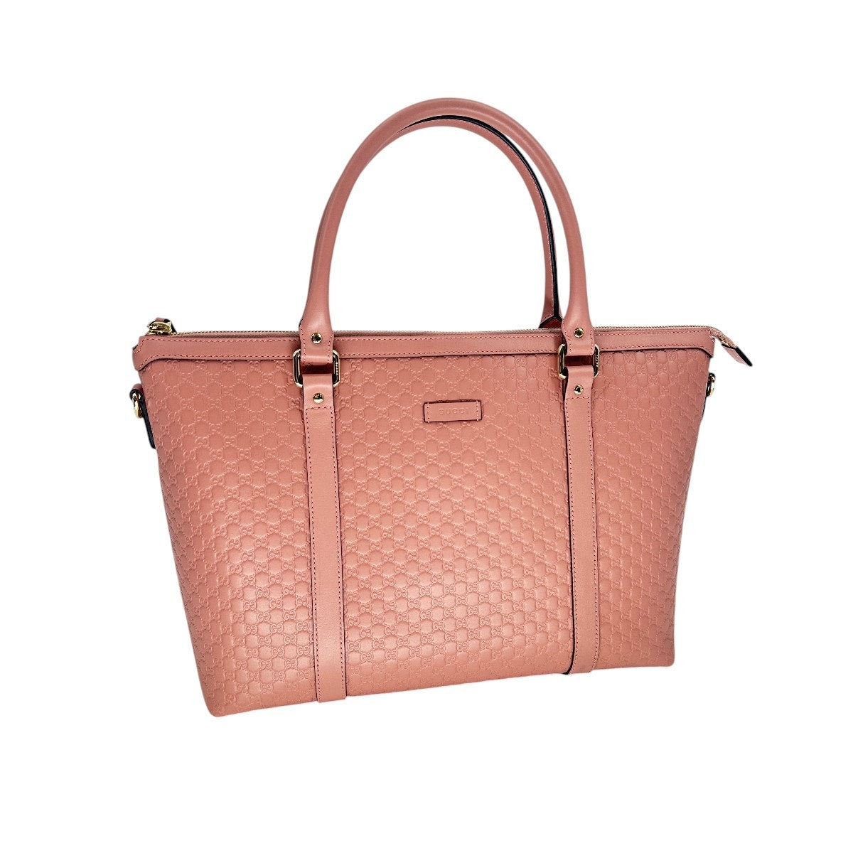 Gucci Leather Microguccissima Tote Bag