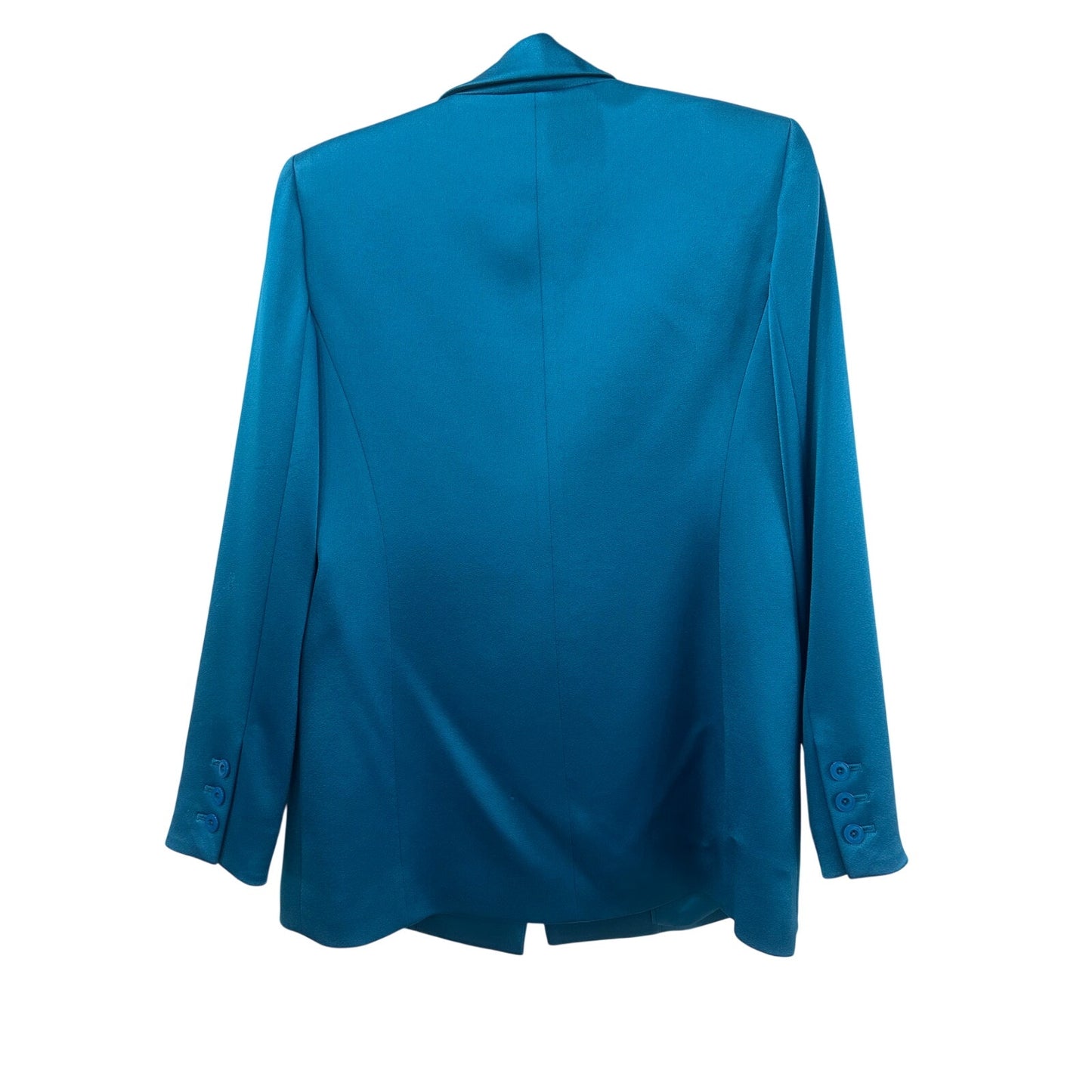Alice + Olivia Denny Satin Blazer and Wide Leg Pants Set