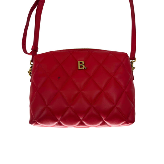 Balenciaga Leather Quilted B Logo Crossbody Bag