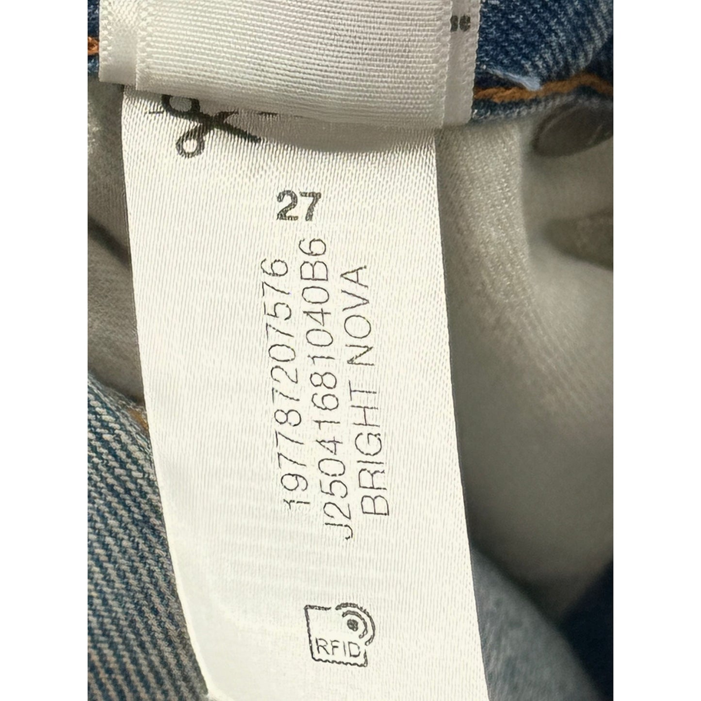 Veronica Beard Taylor High Rise Wide Leg Cuffed Jeans Bright Nova