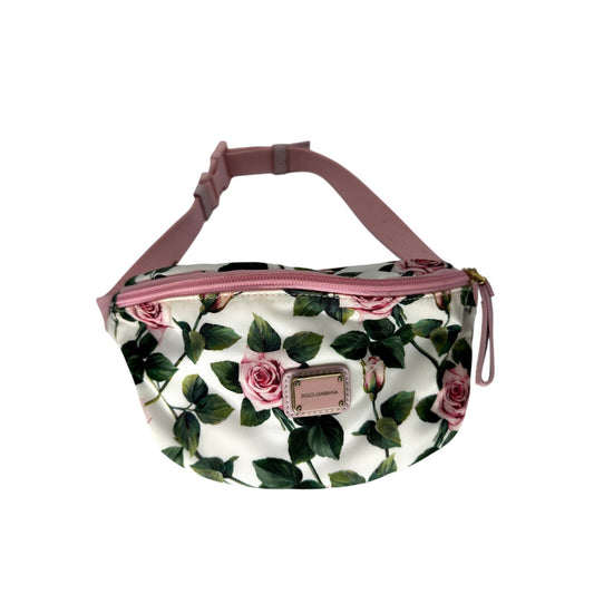 Dolce & Gabbana Nylon Floral Print Belt Bag