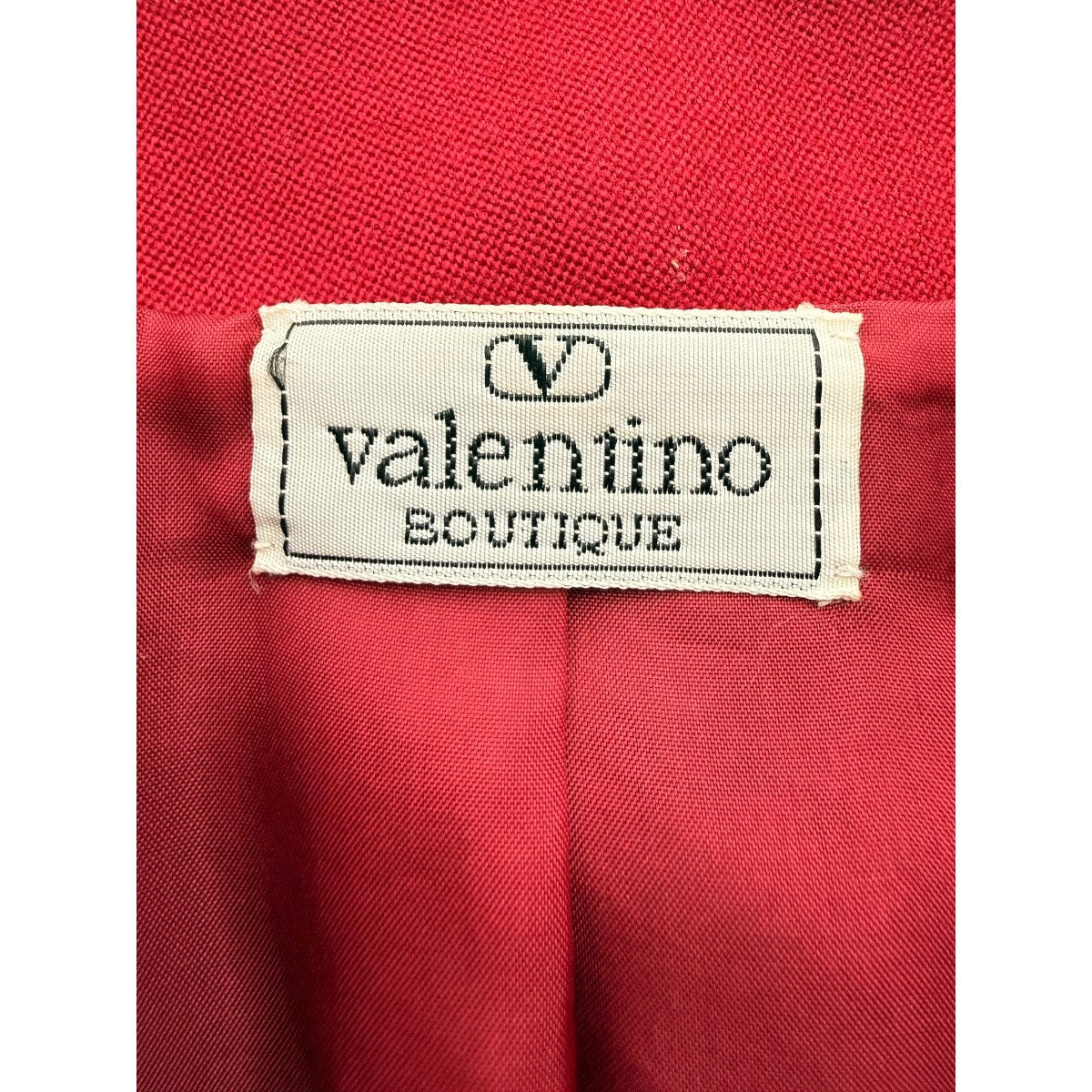Valentino Classic Cropped Long Sleeve Full Zip Jacket
