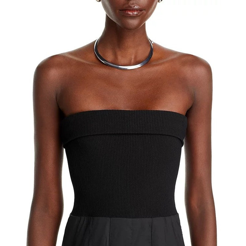 Proenza Schouler White Label Warren Pleated A-line Tube Midi Dress