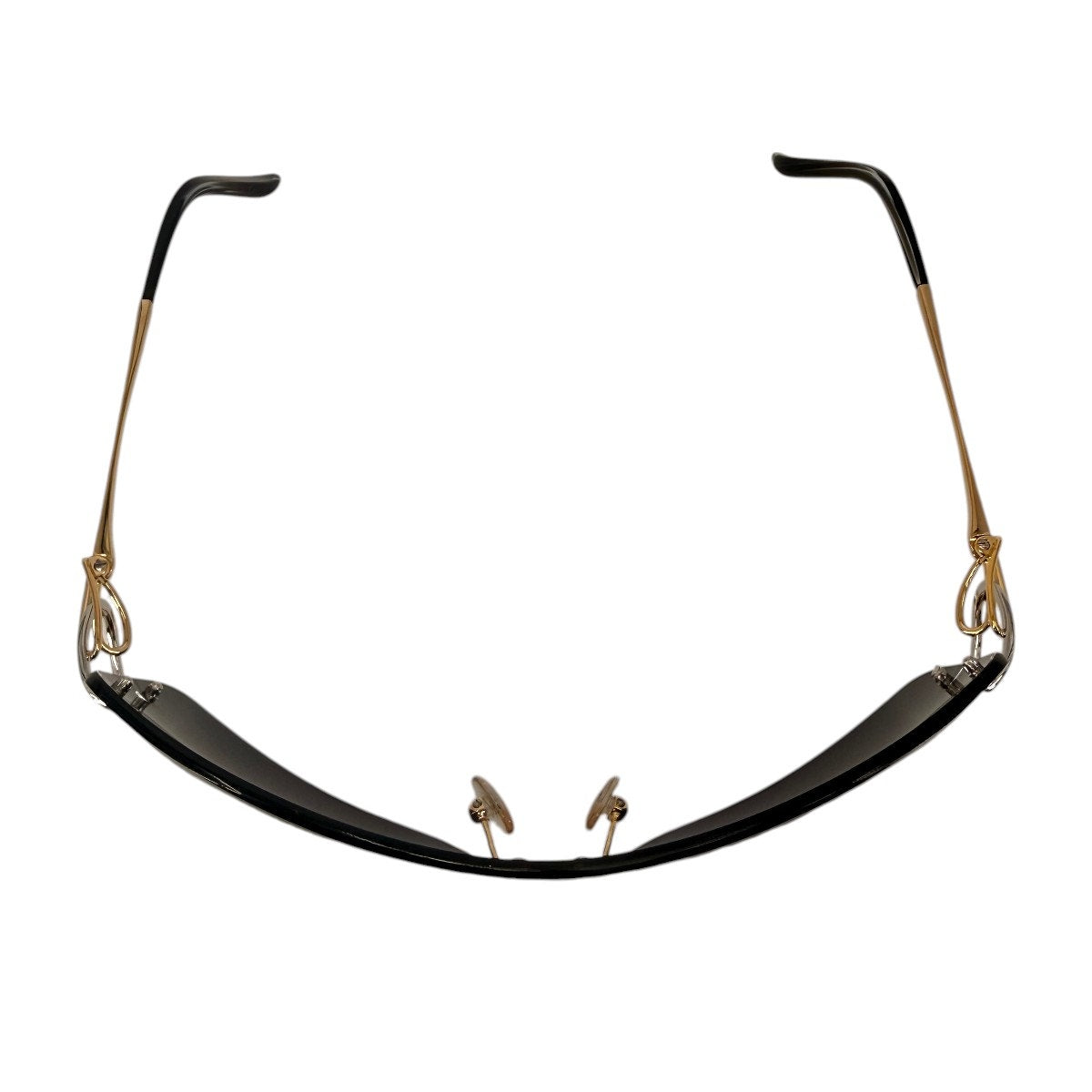 Fred Lunettes Volute Solaire 101 Rimless Shield Sunglasses Two Tone Women's