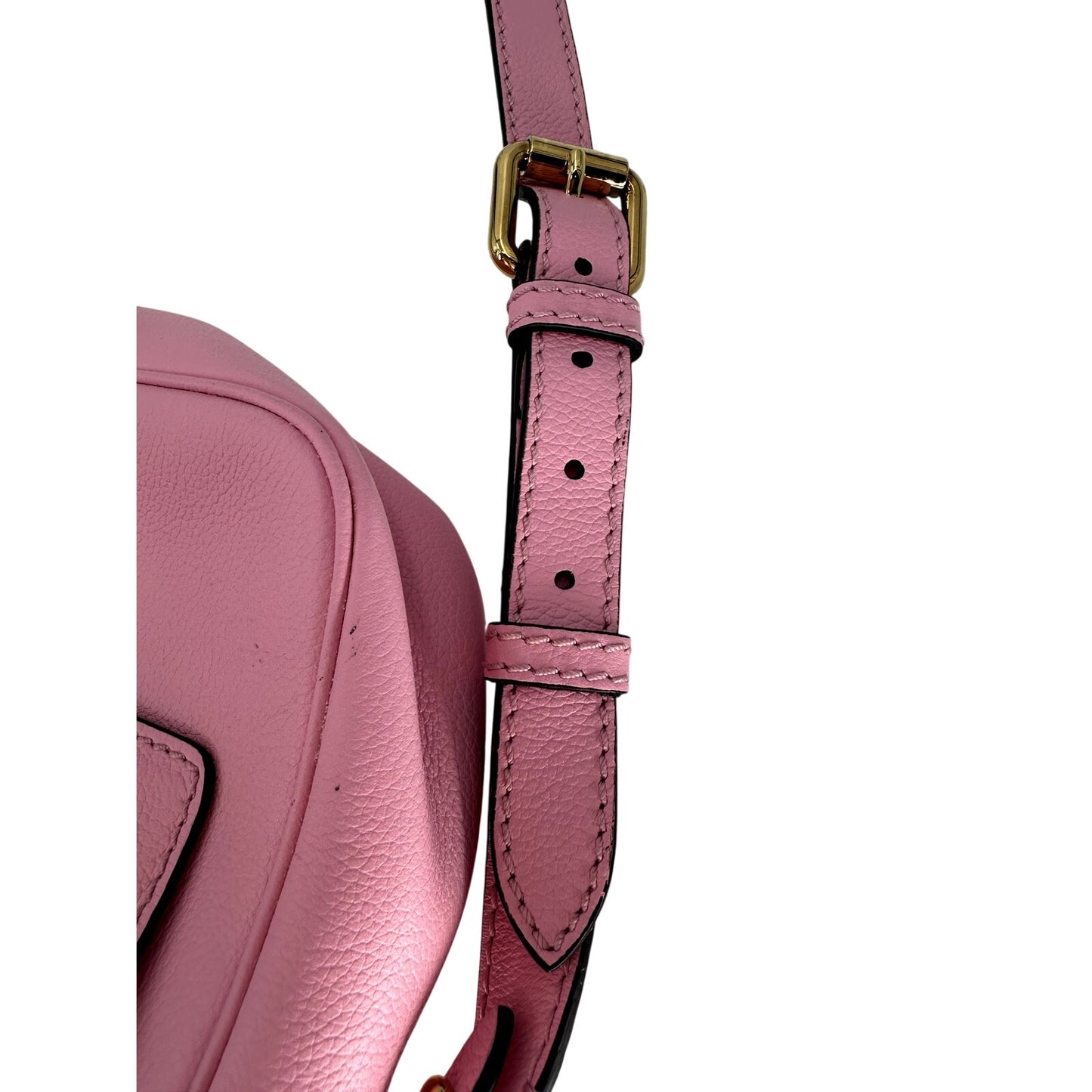 Versace Leather La Medusa Crossbody Camera Bag