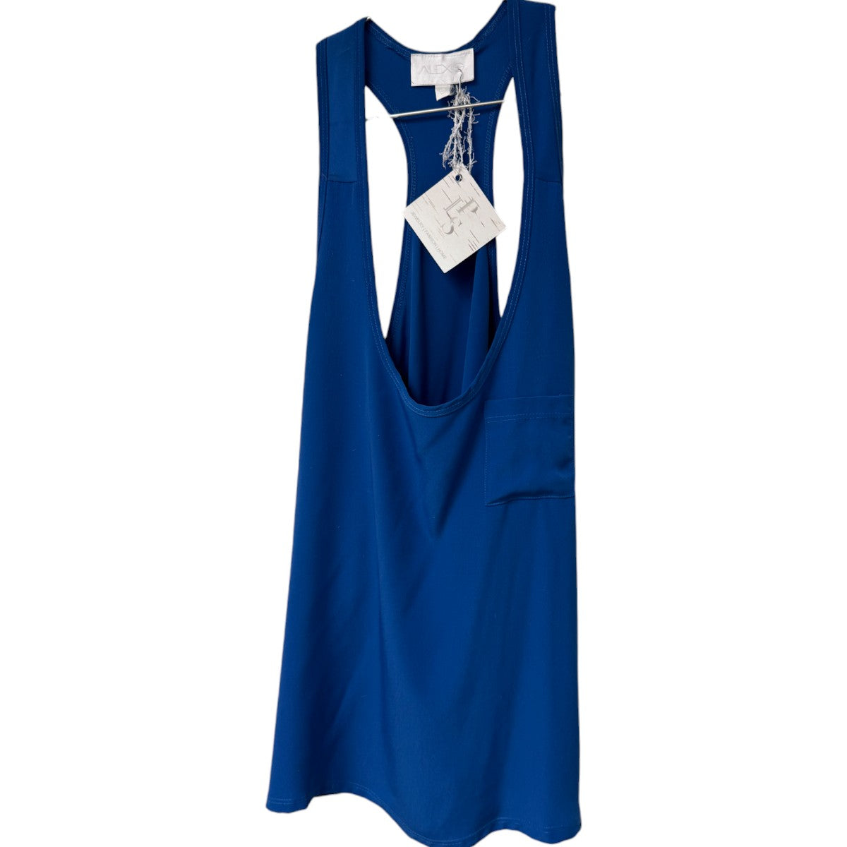 Alexis Scoop Neck Sleeveless Racerback Tank Top Blue Women's Size Small