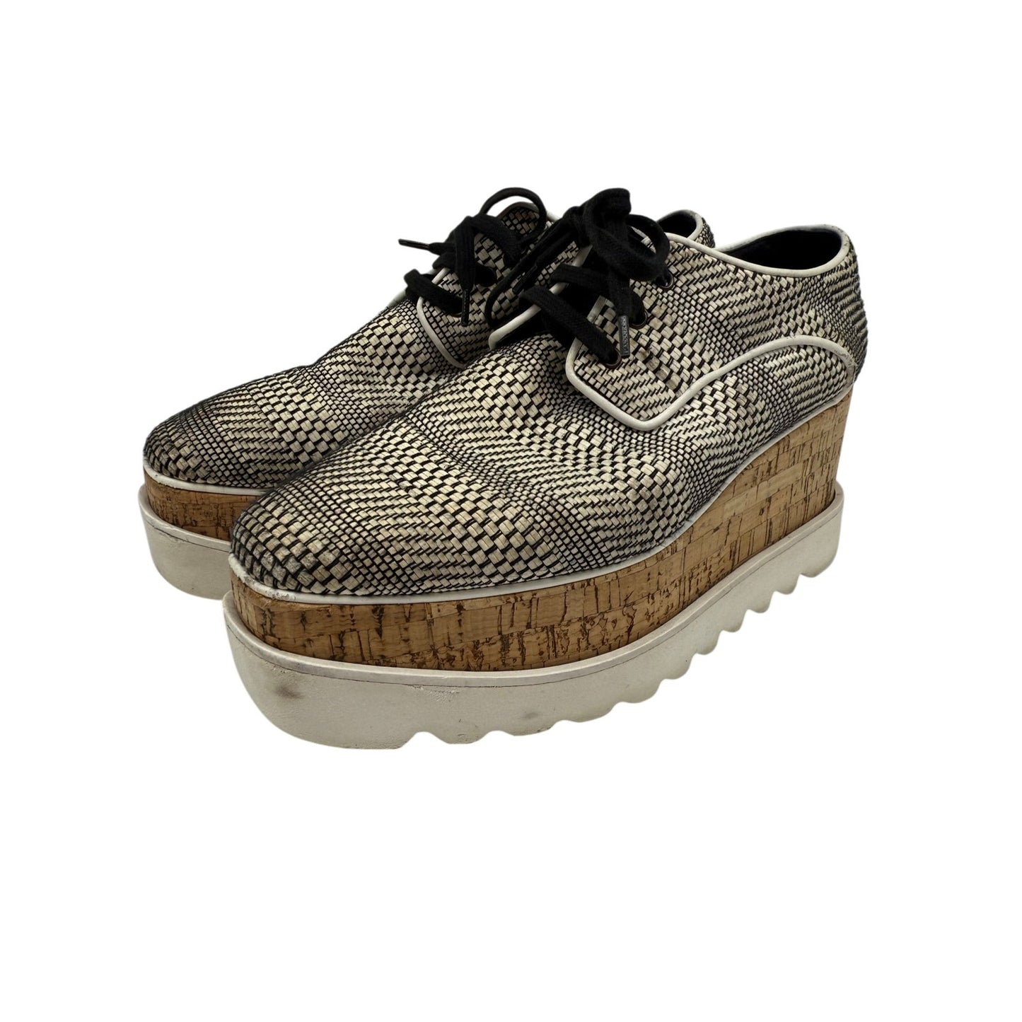 Stella McCartney Faux Leather Elyse Platform Sneakers