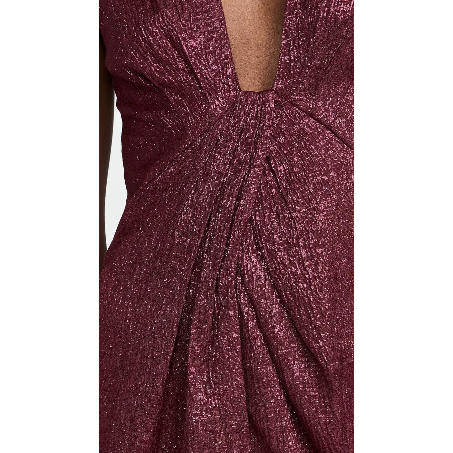 NWT Ramy Brook Netta V-Neck Sleeveless Mini Dress Rouge Women's Size 2