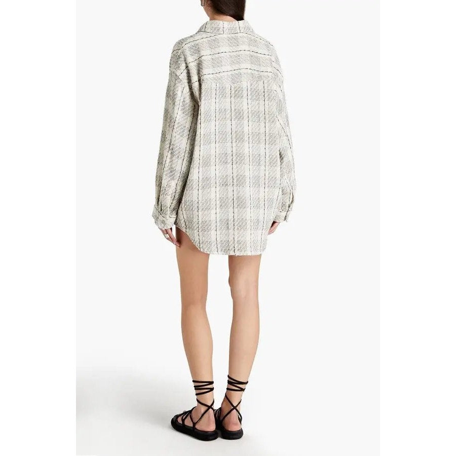 Iro Paris Cotton-Blend Tweed Vicenta Oversized Long-Sleeve Jacket