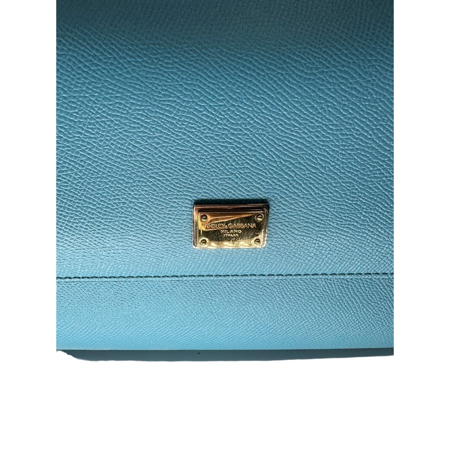 Dolce & Gabbana Leather Dauphine Miss Sicily Tote Bag