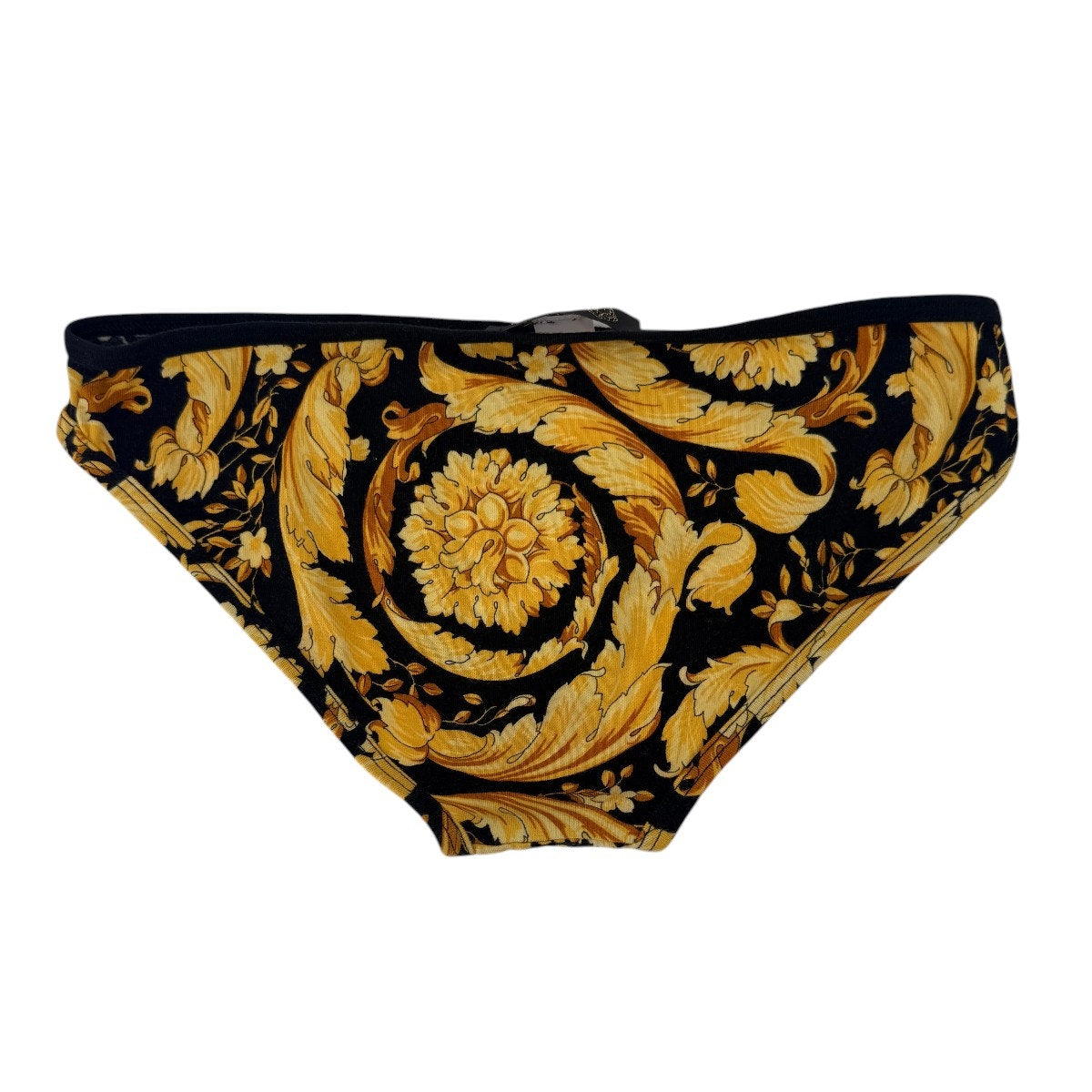 Versace Barocco Print Designer Low Rise Brief Panty
