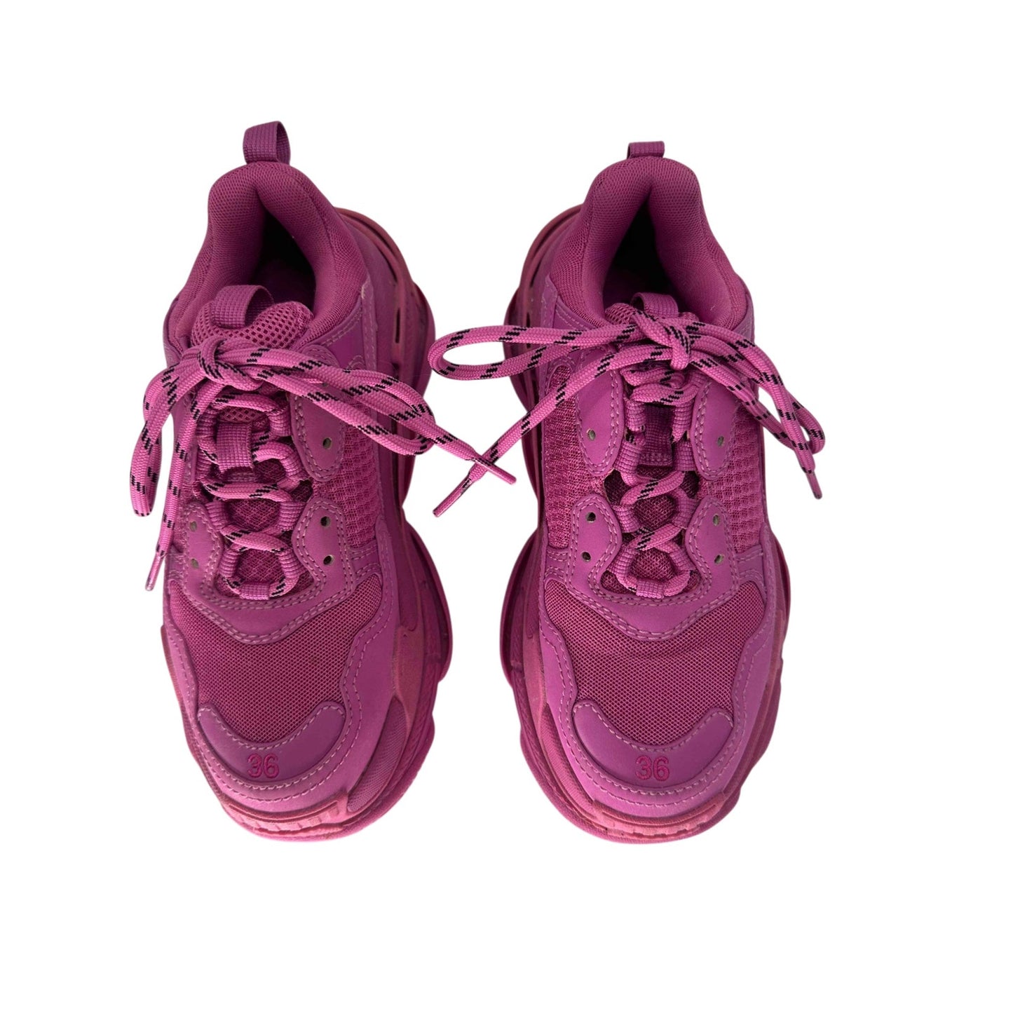 Balenciaga Vegan Leather Triple S Trainers Sneakers