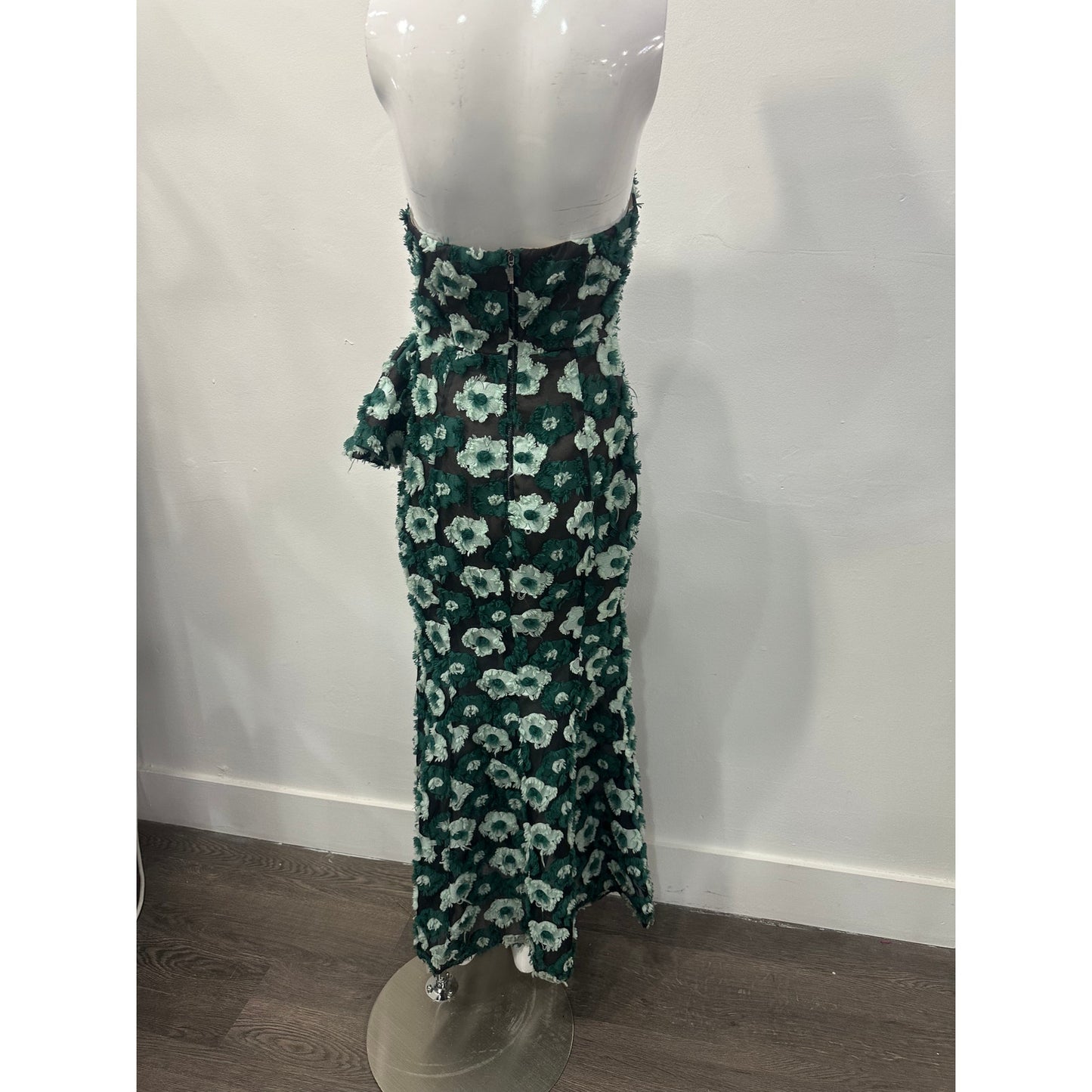 Elliatt Flora Print Strapless Georgina Hi-Slit Maxi Dress Women's