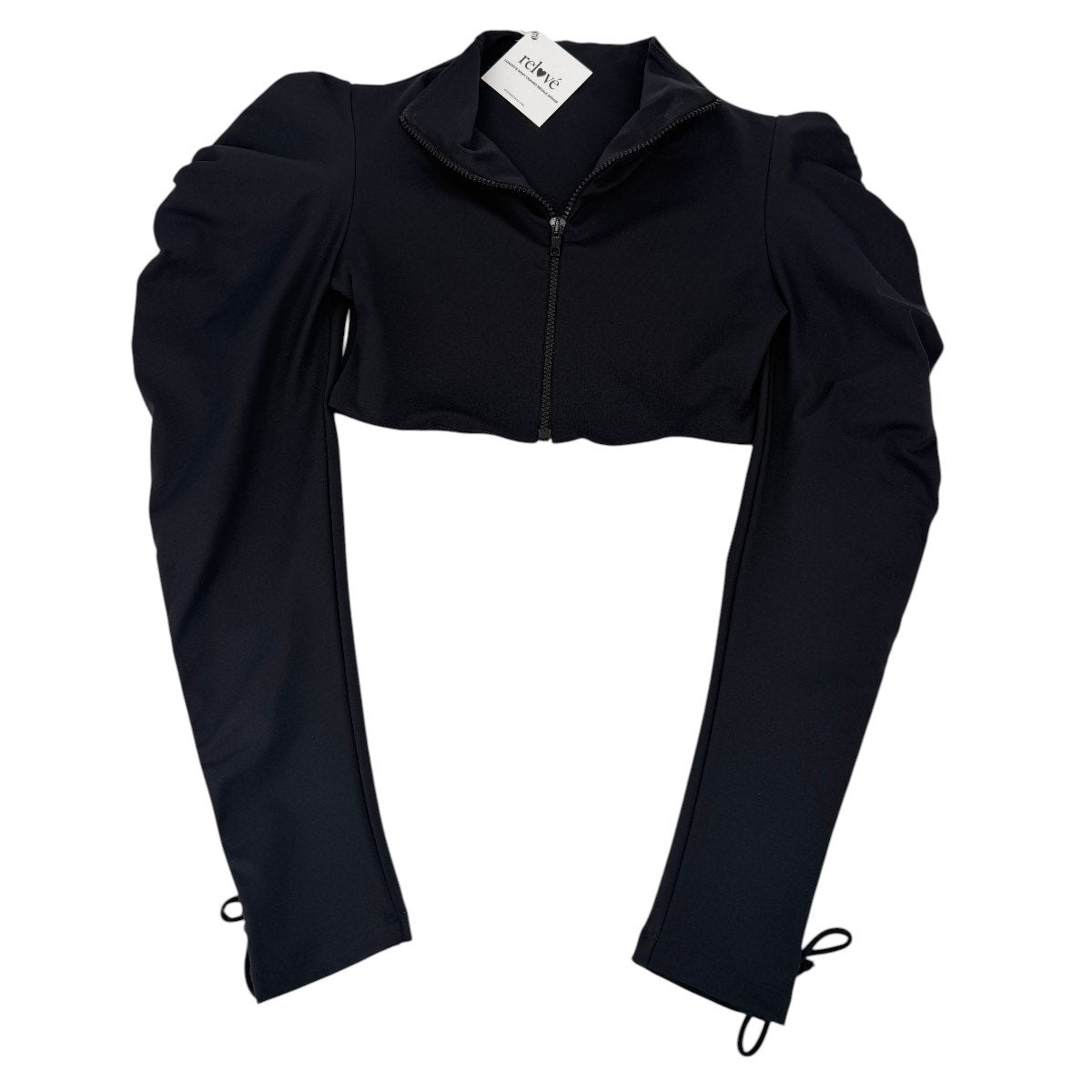 Port de Bras Stelle Zip Up Quarter Sleeve Cropped Jacket