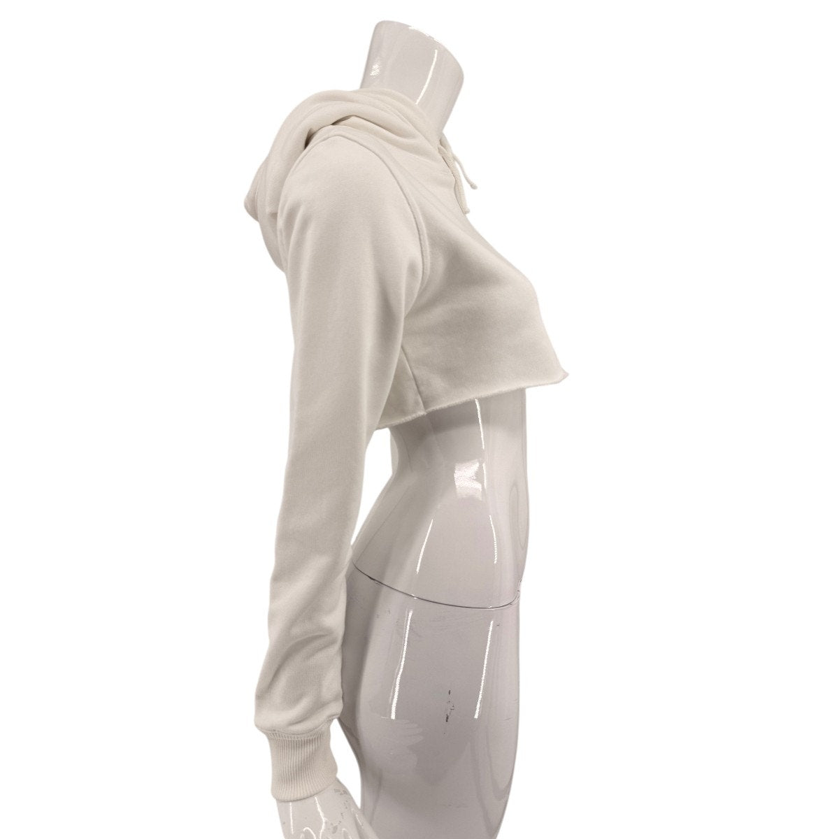 Givenchy Cropped 4G Logo Cotton Long Sleeve Pullover Hoodie