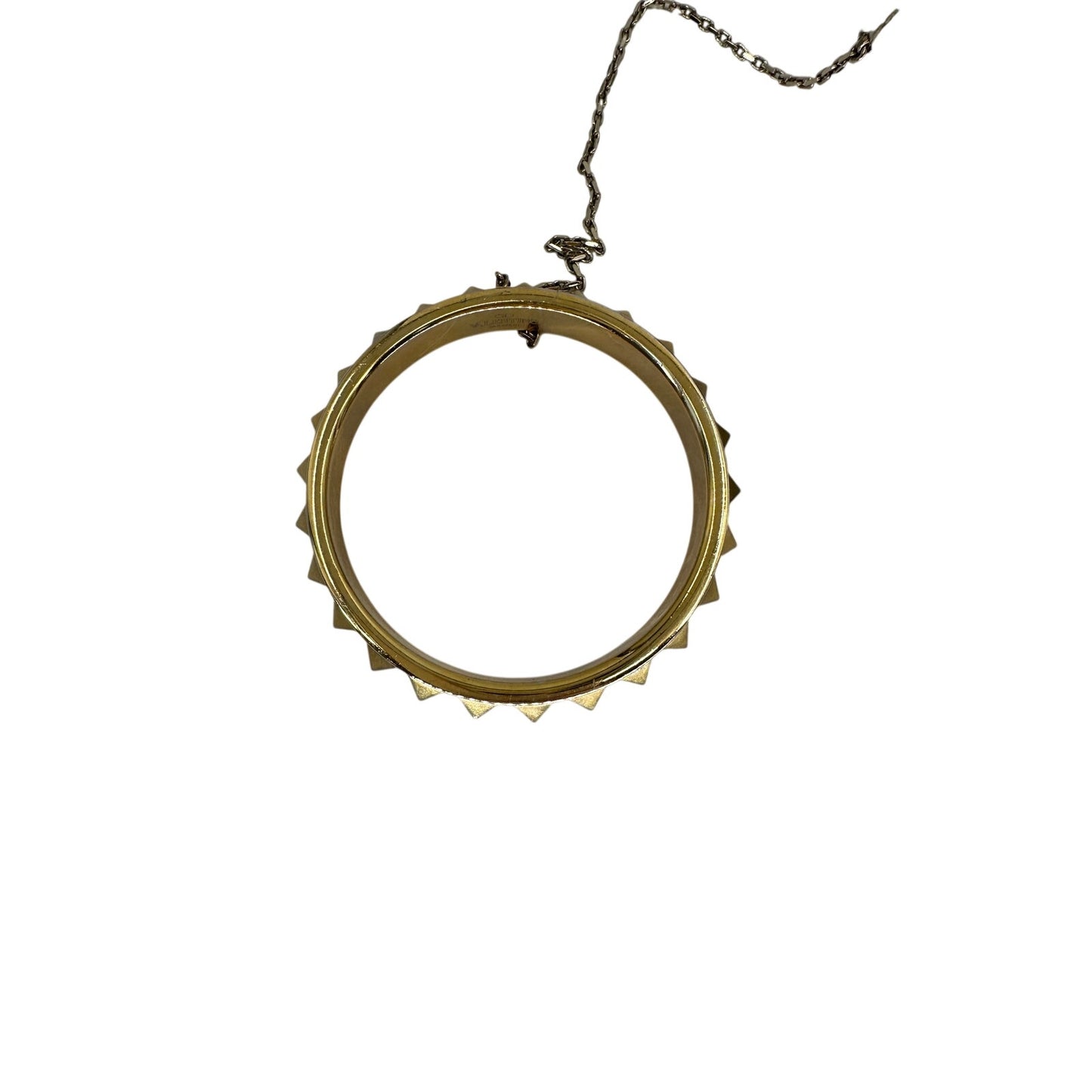 Valentino Garavani Metallic Leather Rockstud Bracelet Clutch Bag