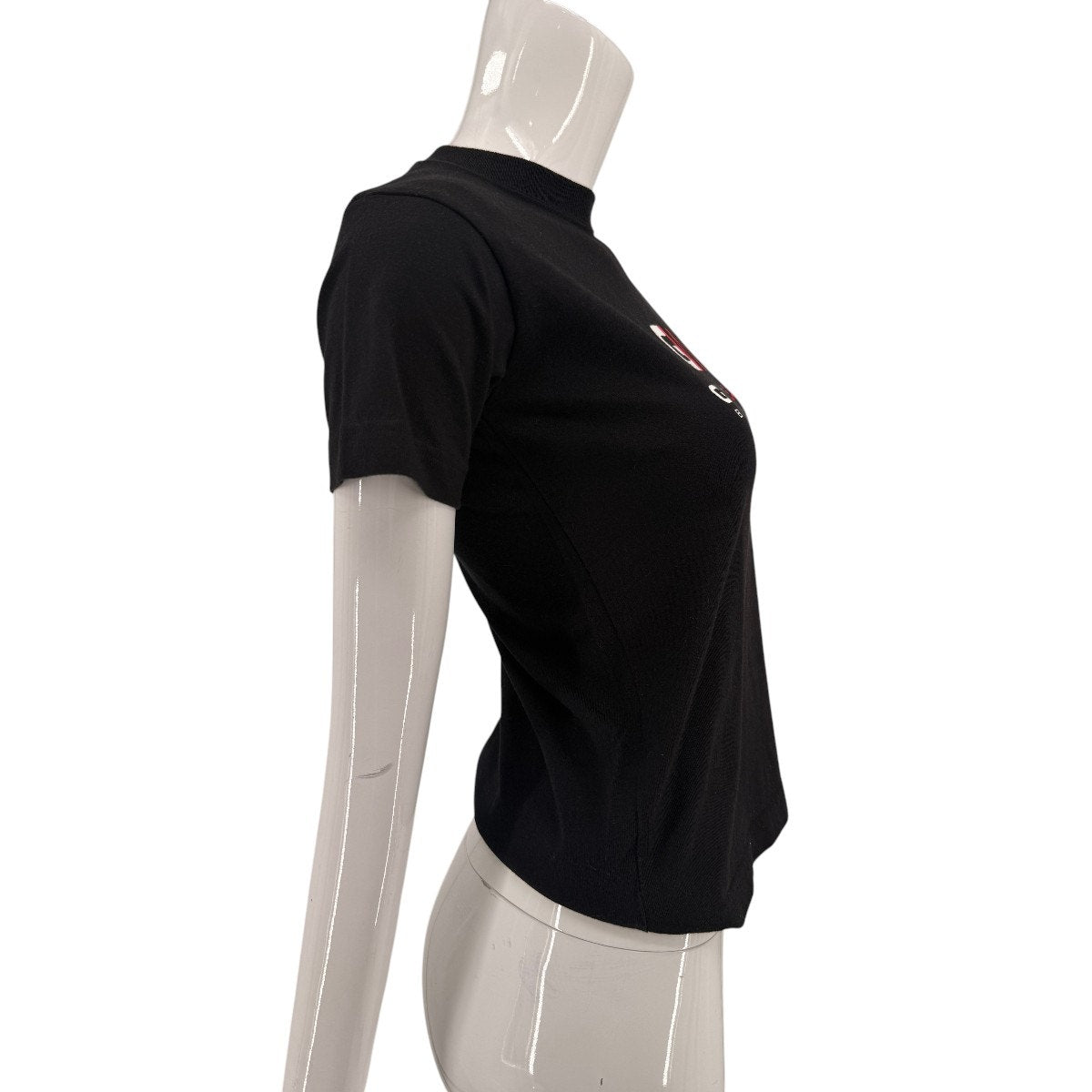 Balenciaga Vintage Cotton Jersey Gym Wear Logo T-Shirt