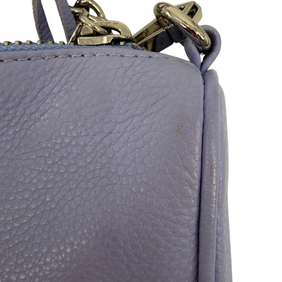 Rebecca Minkoff Avery Leather Chain Strap 3 Zip Crossbody Bag