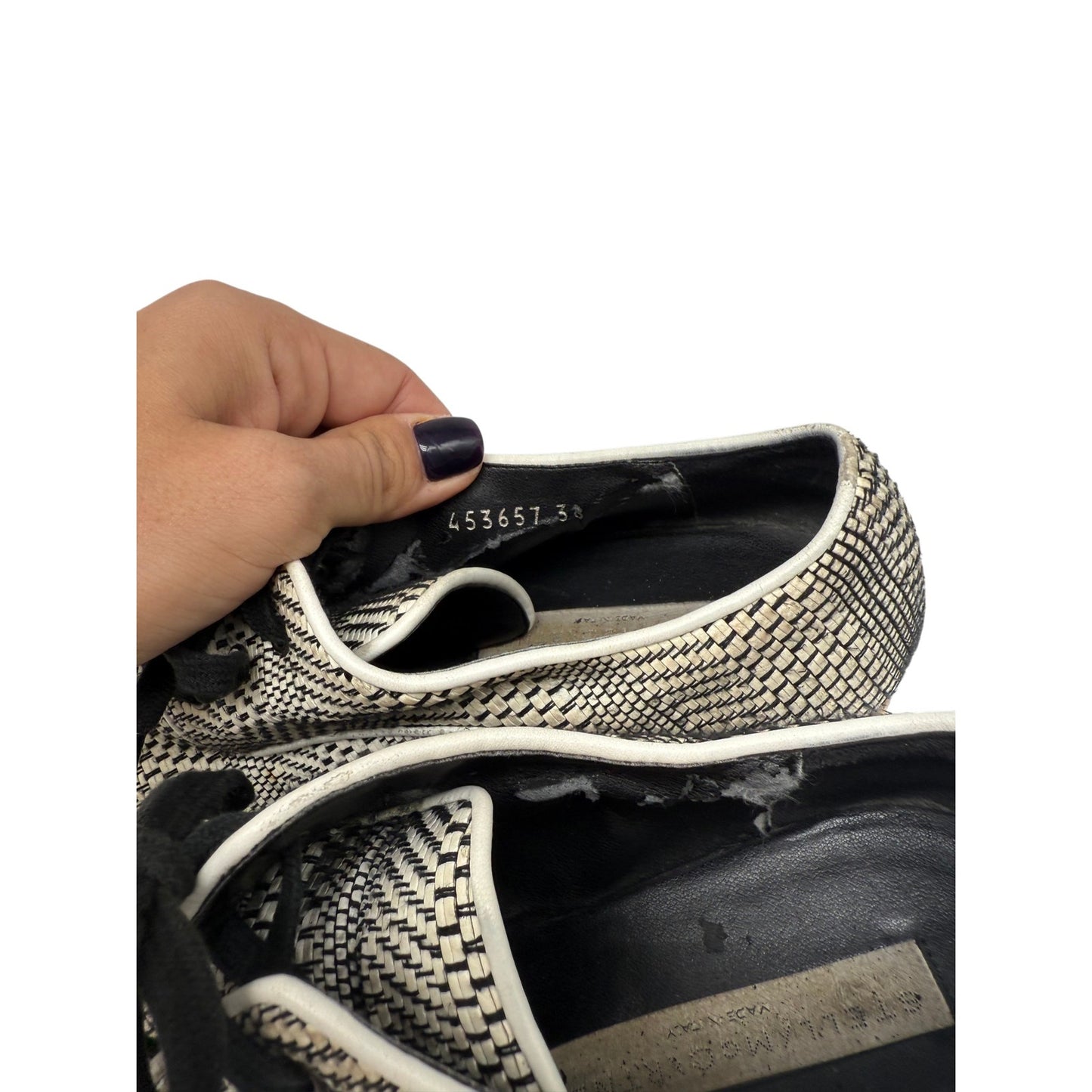 Stella McCartney Faux Leather Elyse Platform Sneakers