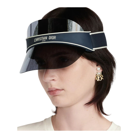 Christian Dior Oblique Jacquard Acetate DiorClub V1U Sun Visor