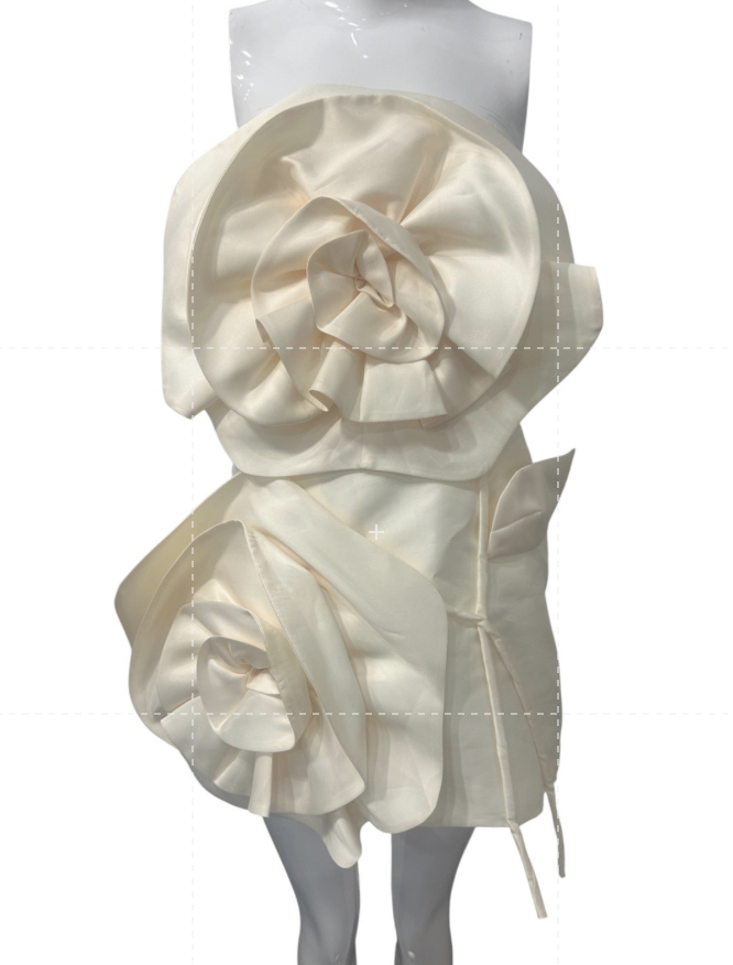 Apparel & Accessories > Clothing > Dresses Cream