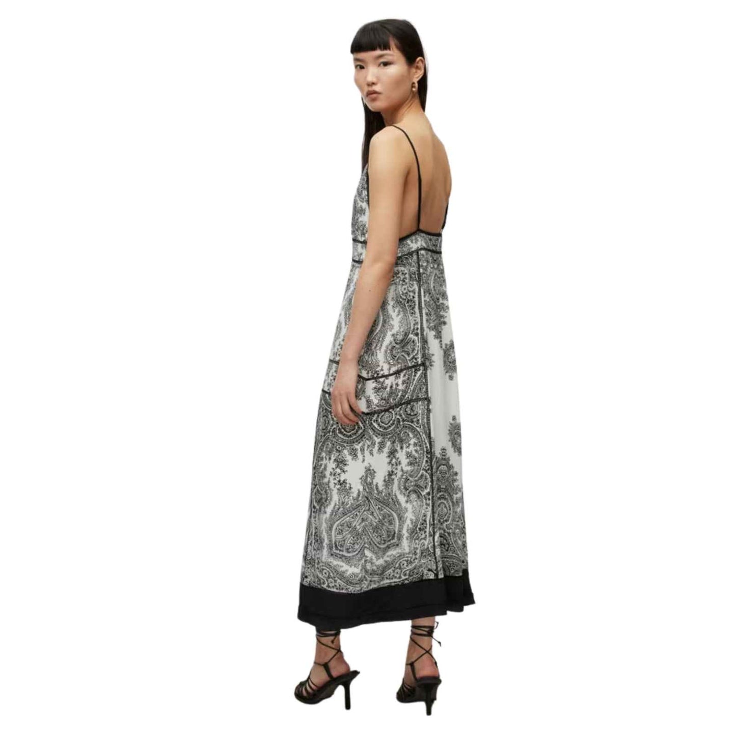 AllSaints Dahlia Rafaela Paisley Midi Dress