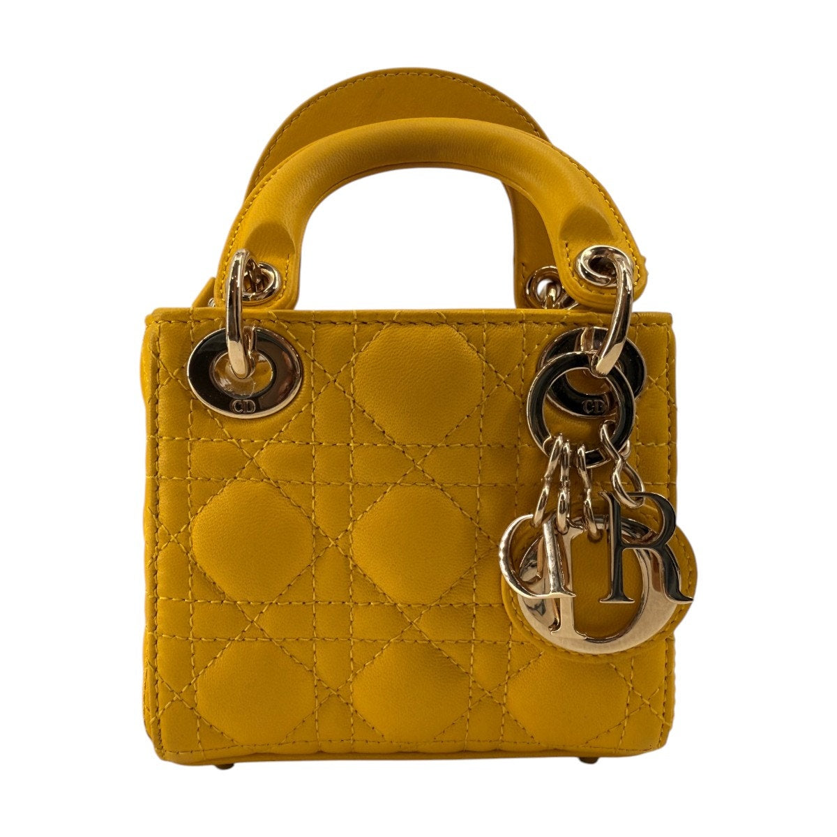 Christian Dior Cannage Lambskin Leather Shoulder Bag
