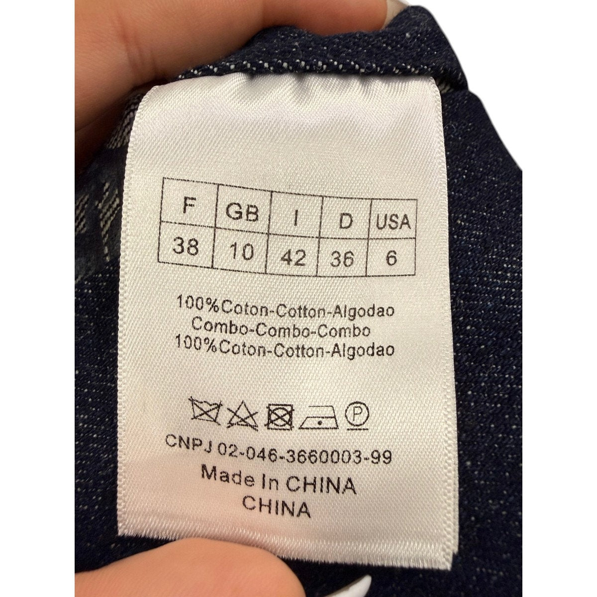 Christian Dior Cotton Denim Button Up Belted Trench Coat