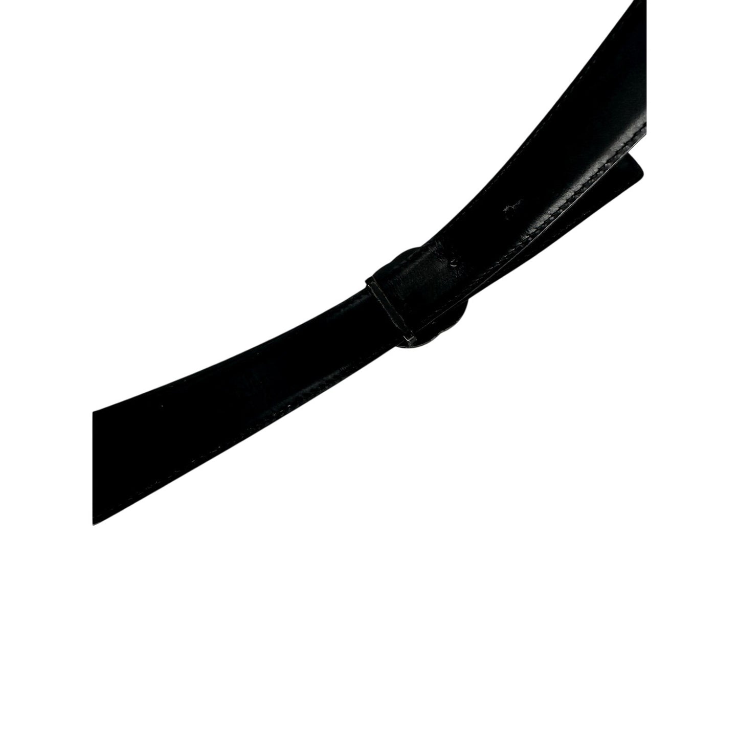 Gucci Leather GG Buckle Logo Belt