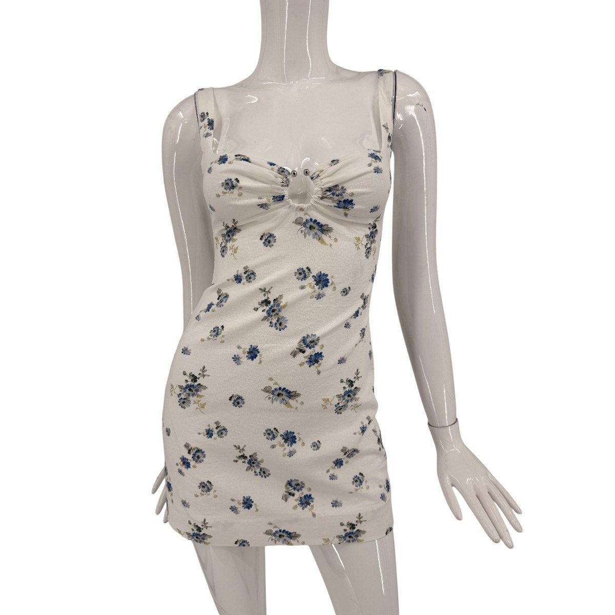 Bardot Cotton Blend Floral Cello Floral Print Mini Dress