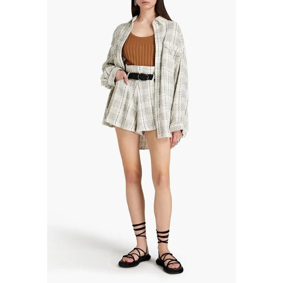 Iro Paris Cotton-Blend Tweed Vicenta Oversized Long-Sleeve Jacket