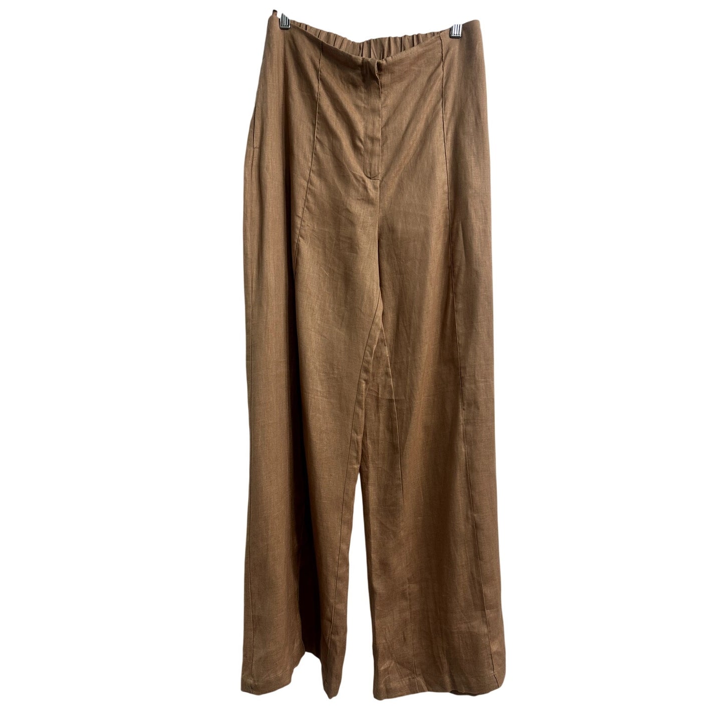 Padova Linen Cala Wide Leg Trouser Pants